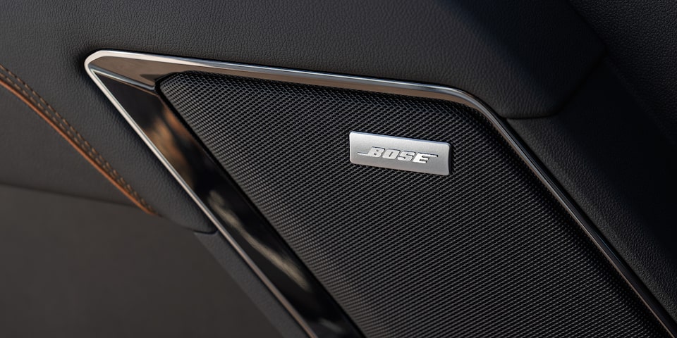 Close-up View of a Bose Speaker in a 2025 GMC Sierra HD Truck