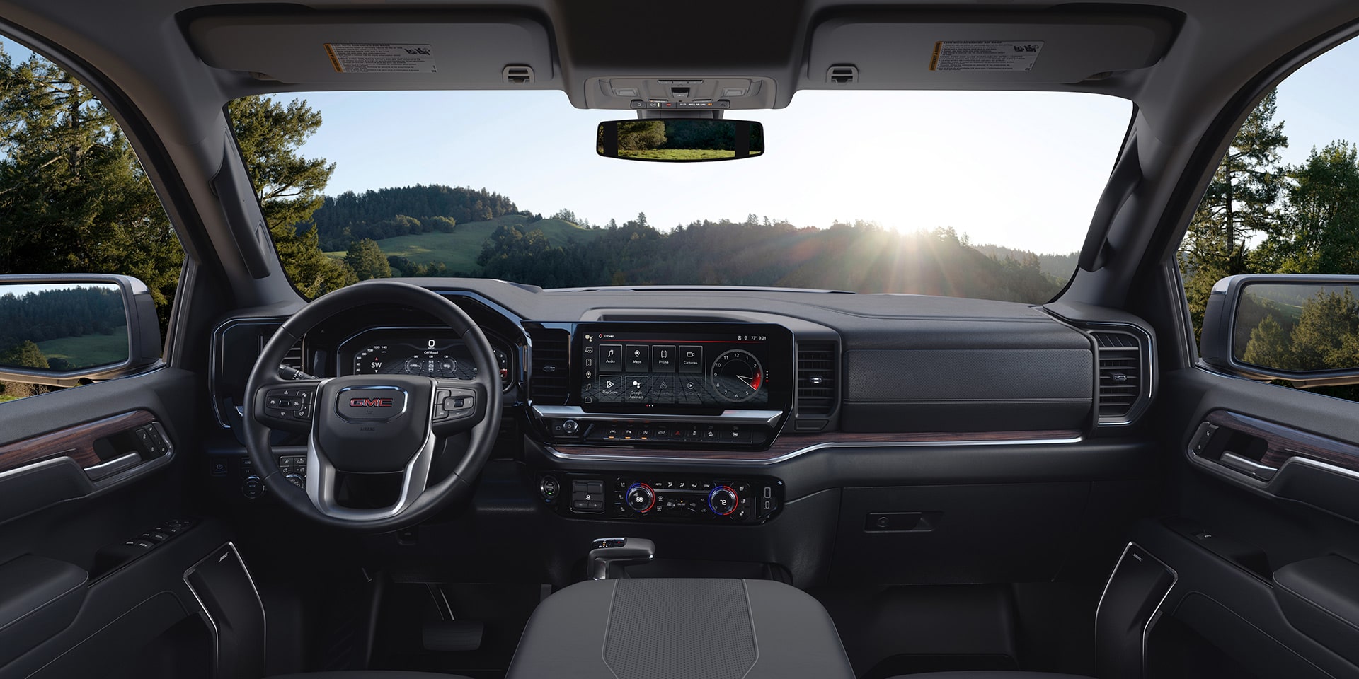 2025 GMC Sierra 1500 Gray interior dashboard