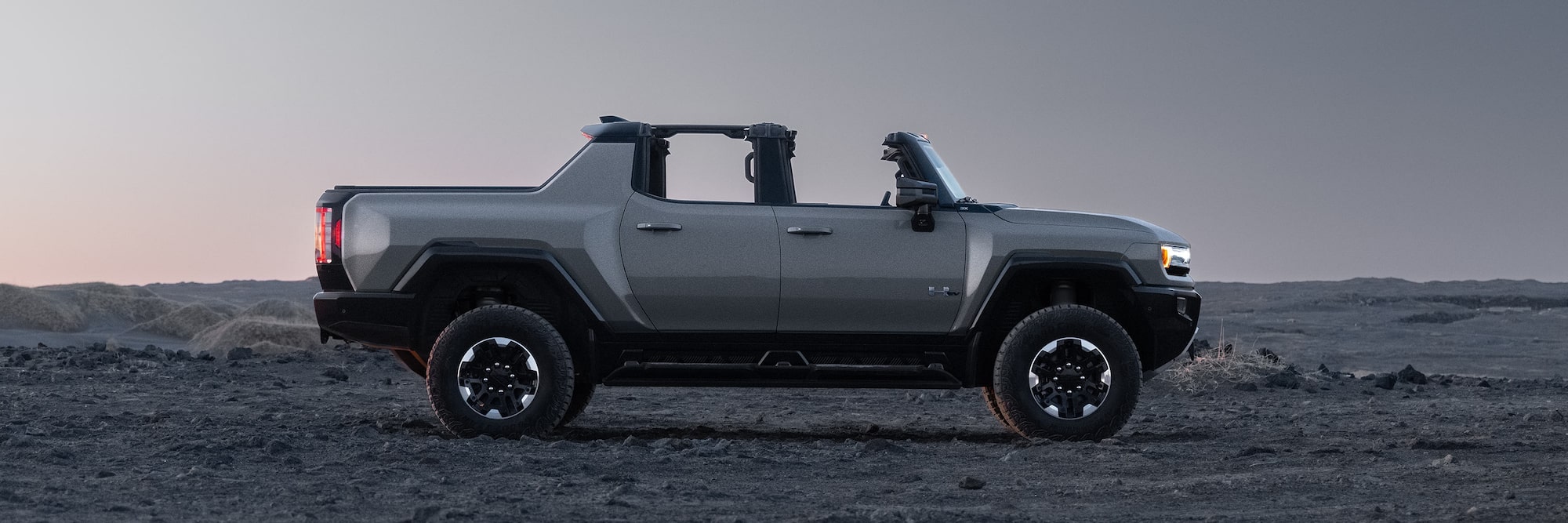 exteriror design of the new 2026 gmc hummer ev pickup
