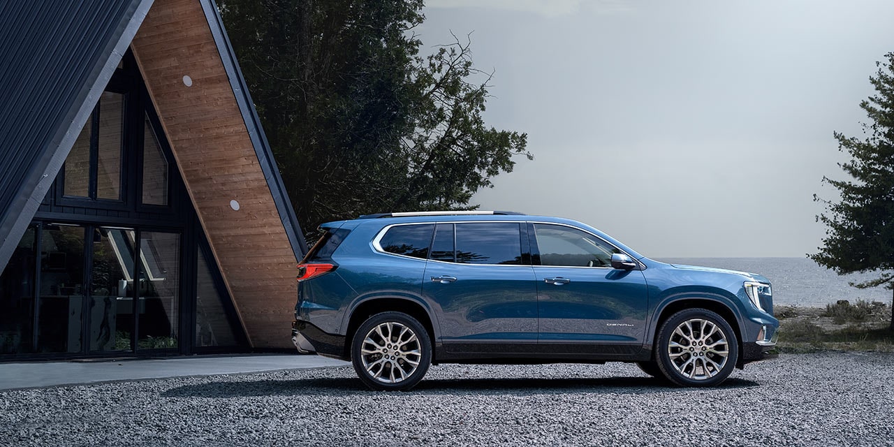 2026 gmc acadia side profile view