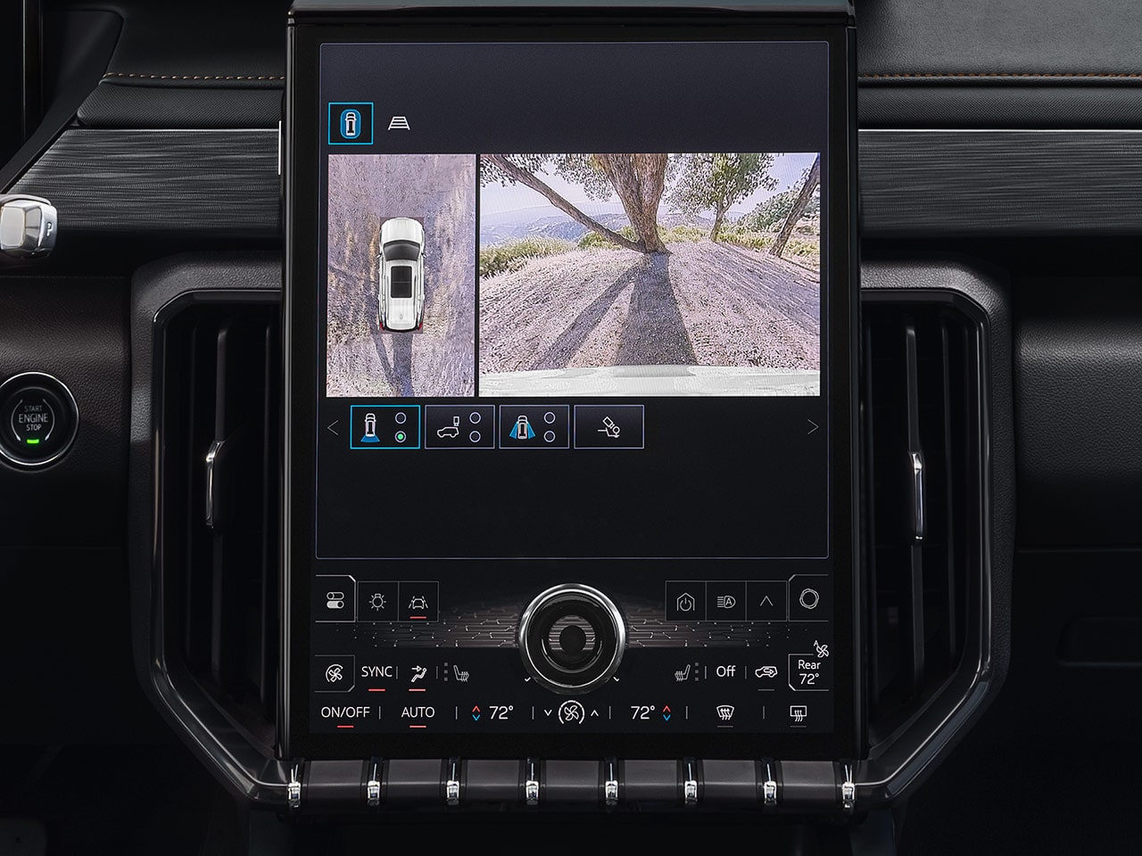 2026 GMC Acadia HD Surround Vision camera view