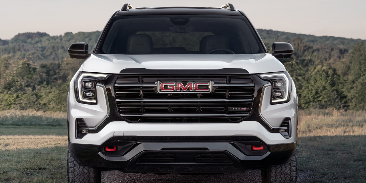 Front View of the 2026 GMC Terrain AT4 Small Off-Road SUV