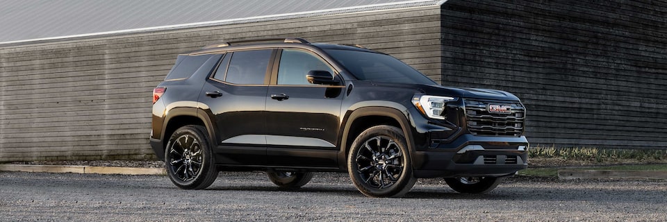 Profile View of the 2026 GMC Terrain Elevation Compact SUV Parked in a Driveway