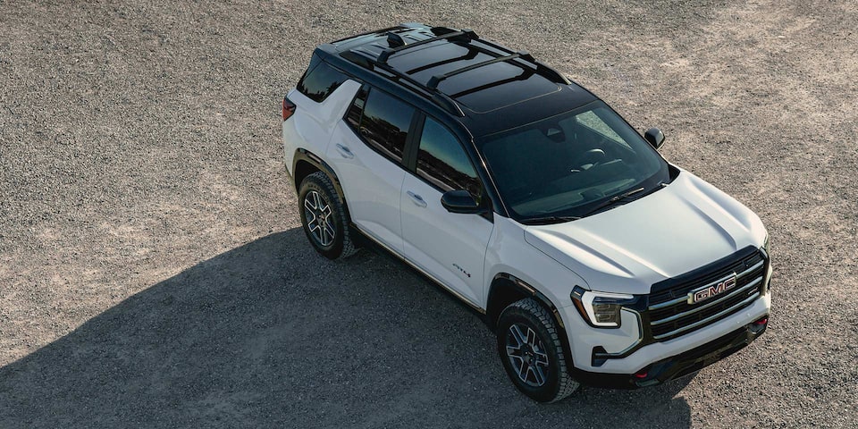 Birds-Eye View of the Two Tone Roof of the 2026 GMC Terrain Small SUV