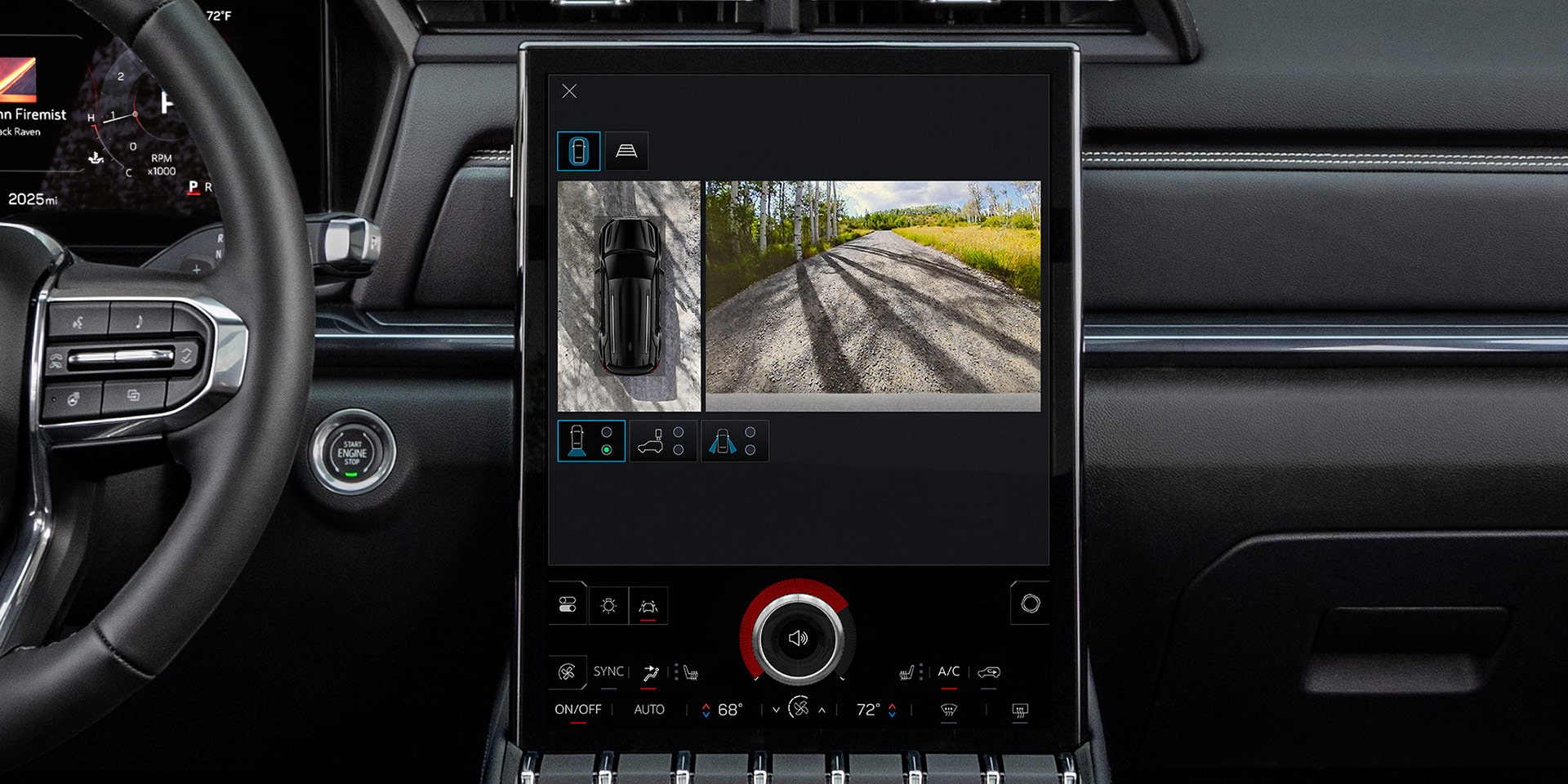 2026 gmc terrain overhead view camera