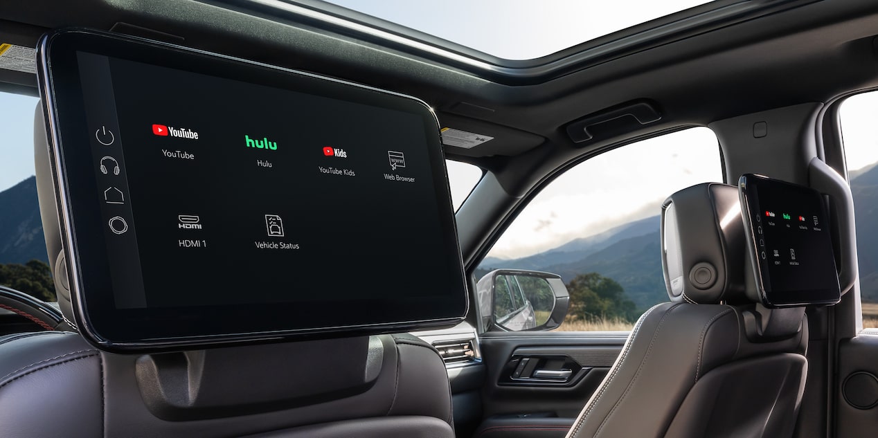 2026 GMC Yukon available rear-seat media system