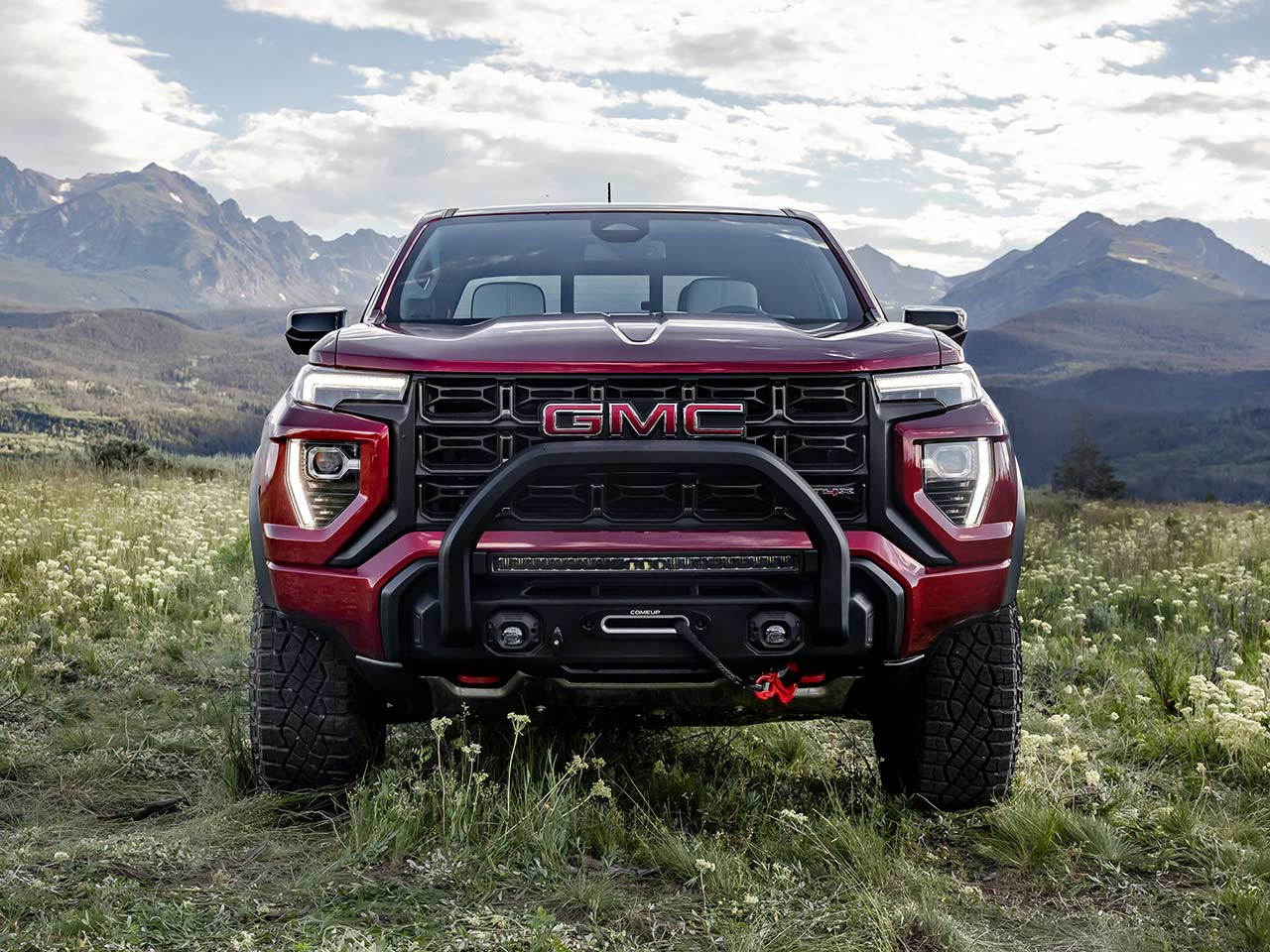 2026 GMC Canyon assertive front-end styling detail