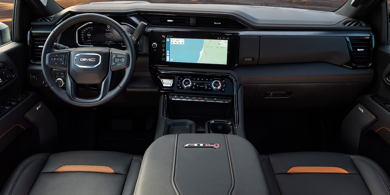 2026 GMC Sierra 2500HD AT4 – interior cabin