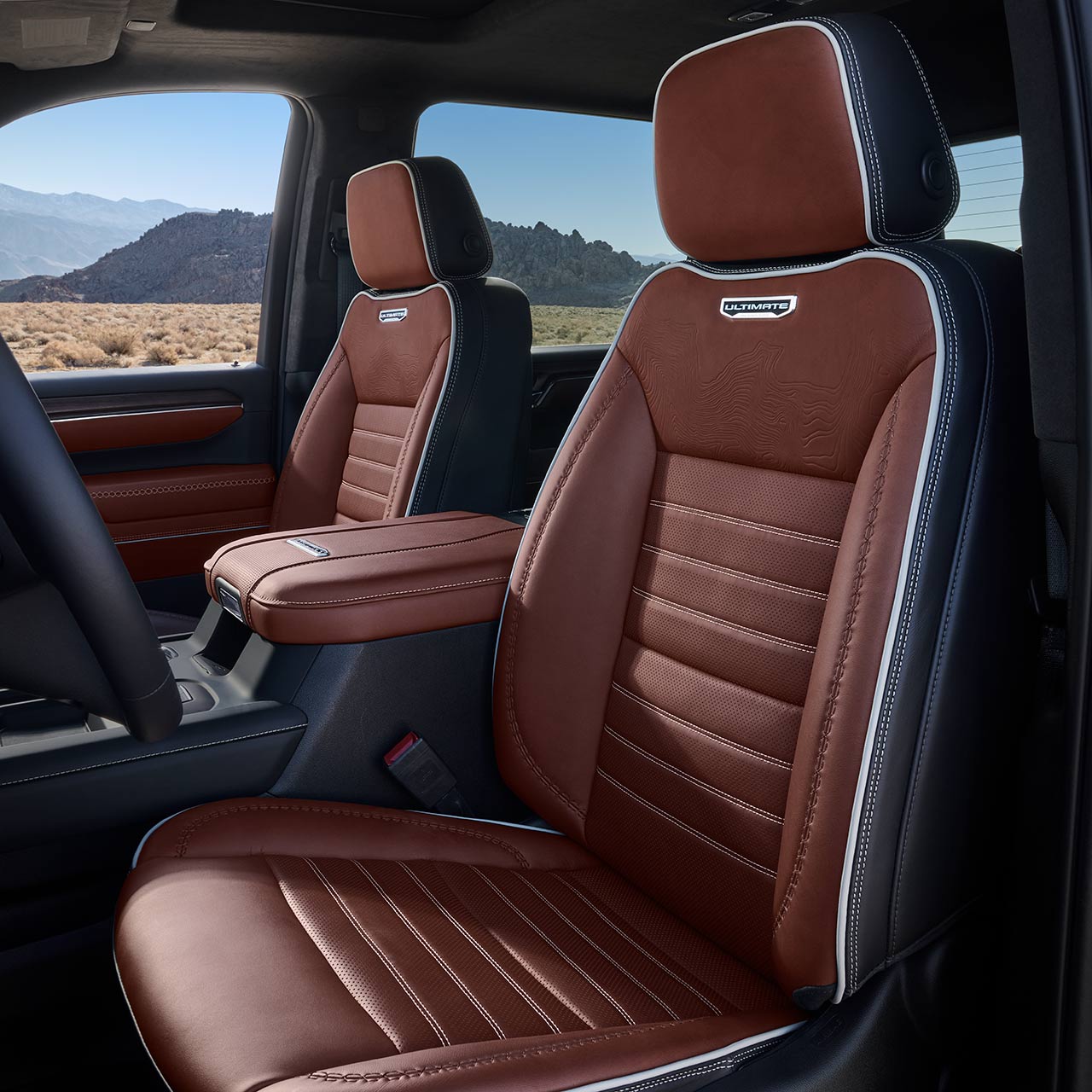 2026 gmc sierrra 3500 interior front seating 