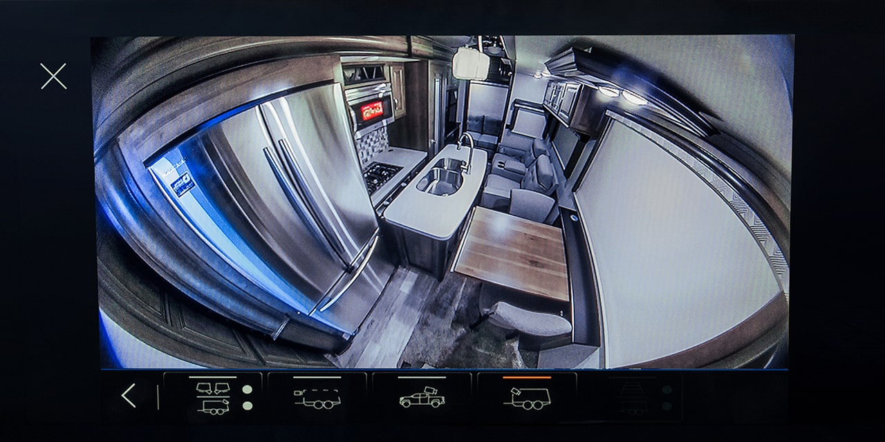 Inside Trailer view