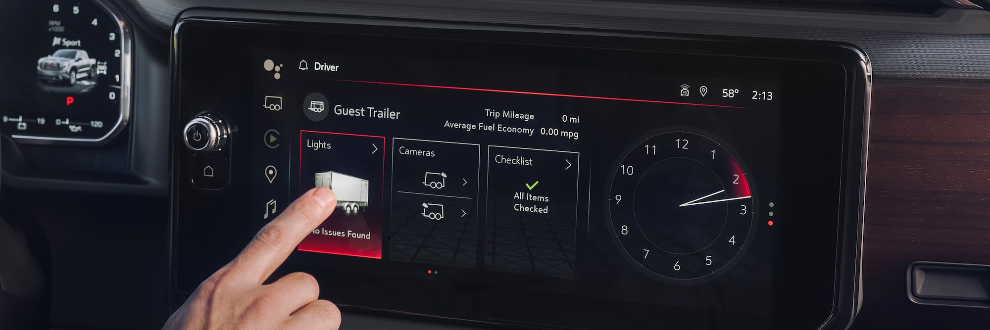 GMC Sierra Denali interior technology