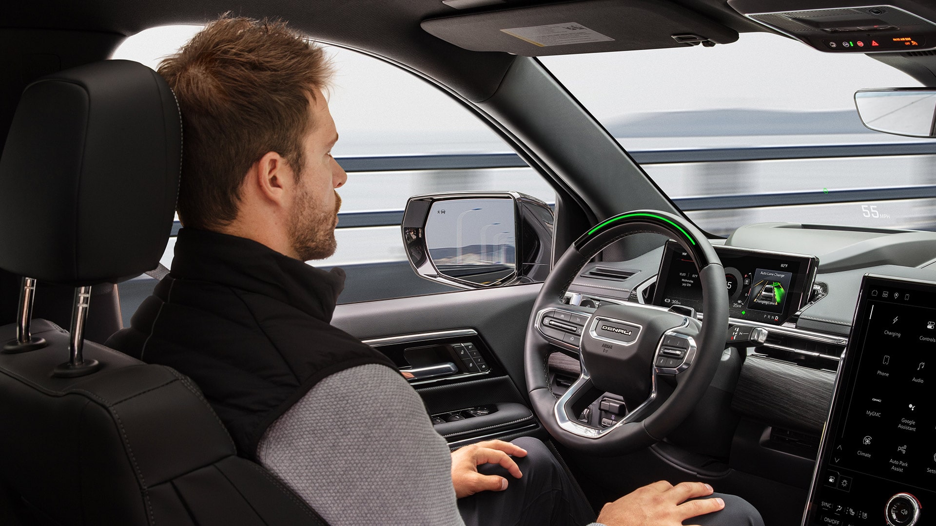 A Driver Experiences the Advanced Super Cruise Technology in the 2027 GMC Sierra EV