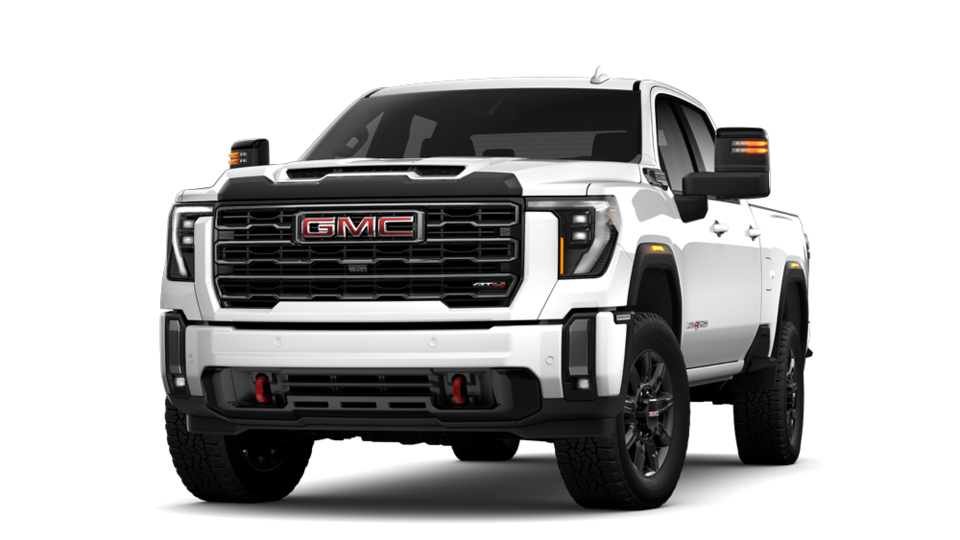 The New GMC Sierra HD AT4 in Summit White