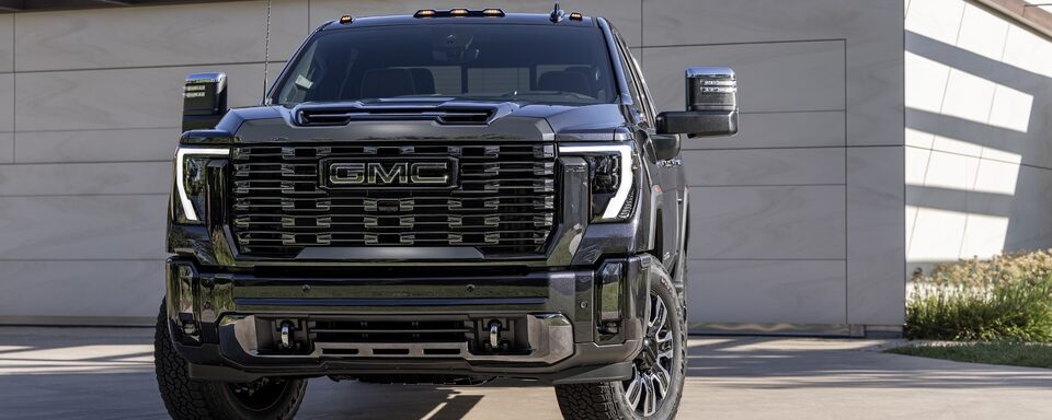The GMC Sierra HD Denali Parked in a Driveway