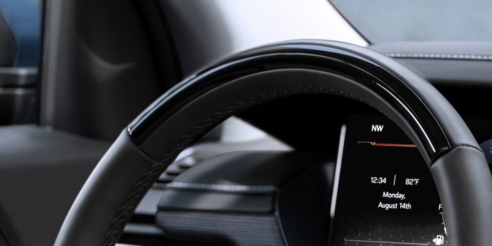 Close-Up on the Steering Wheel and SuperCruise on the 2024 GMC Acadia Denali