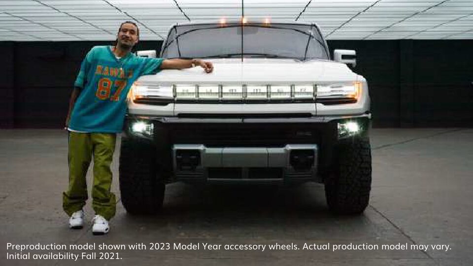 Don C with GMC HUMMER EV electric truck