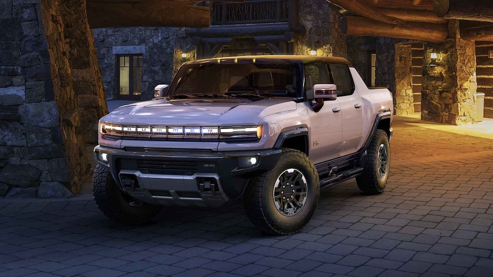 2021 HUMMER EV Electric truck Front Drivers Side View