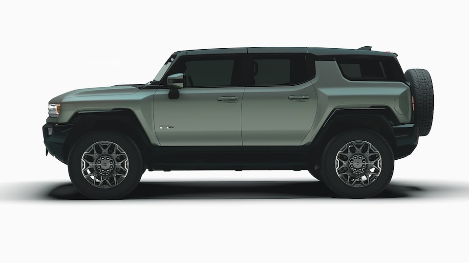 GMC HUMMER EV electric SUV side profile view