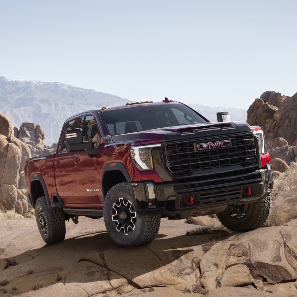 A Side Shot of the GMC Sierra HD AT4X Parked