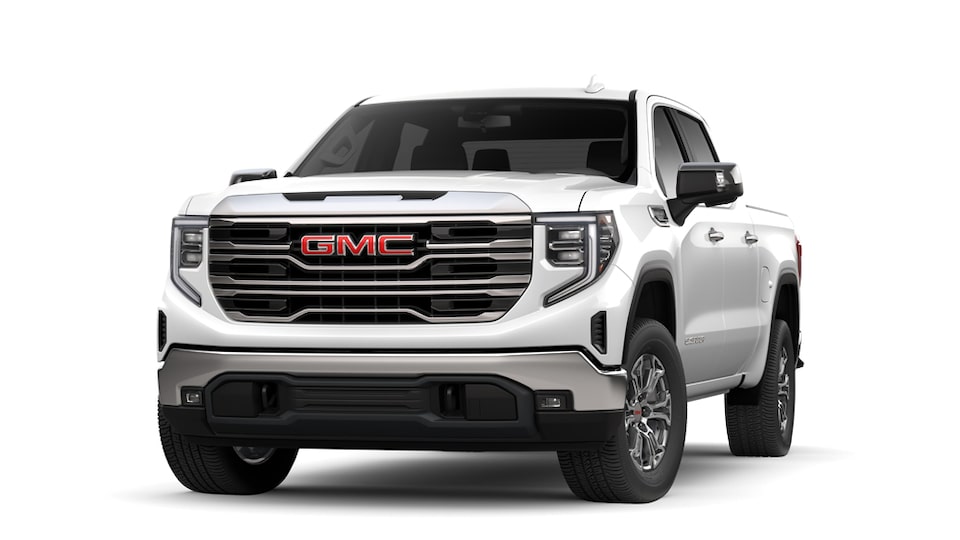 2022 GMC Sierra SLT Short Bed Crew Cab: White