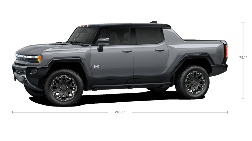 Length & Height Specifications of the Hummer EV