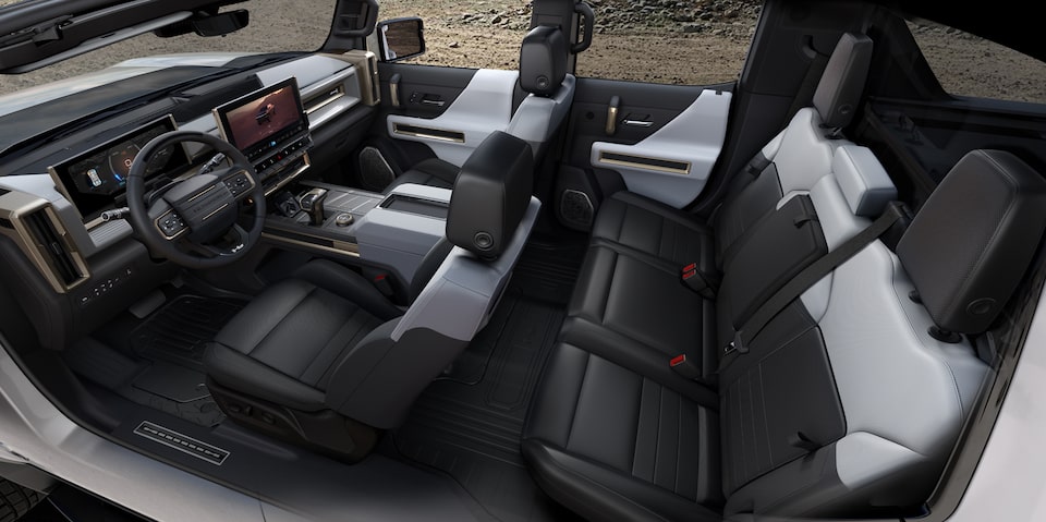 The Stylish 2-Row Interior of the Hummer EV 