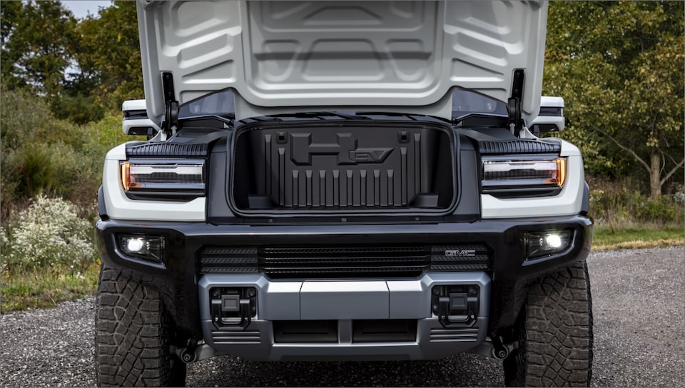 The Hummer EV Front Tow Hooks 