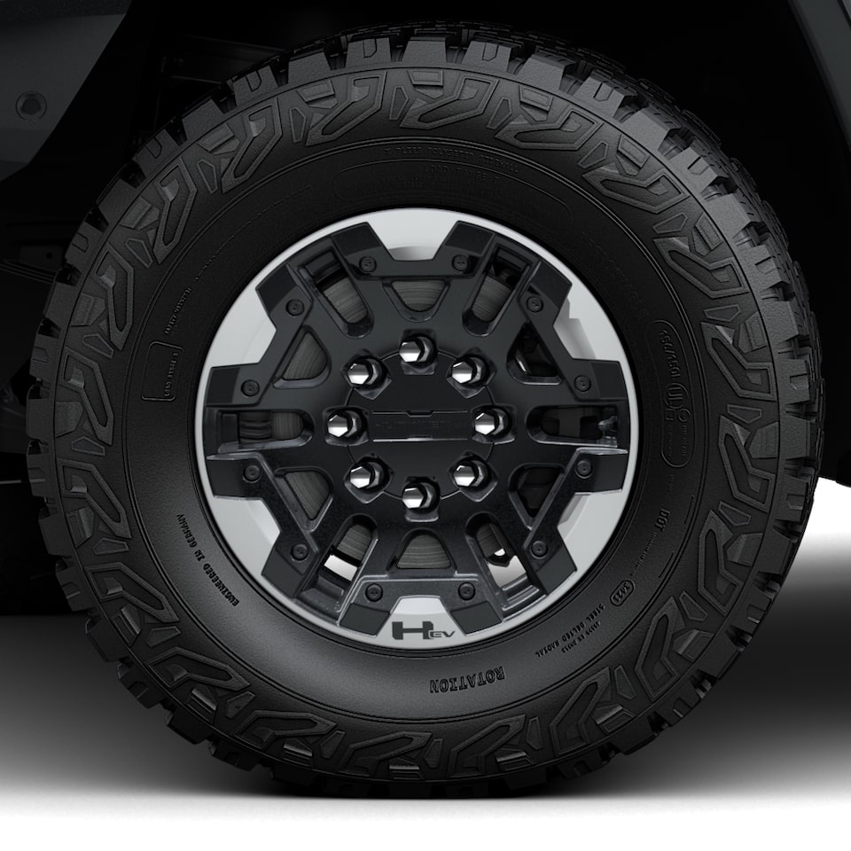 The Hummer EV Impressive Rim Design 