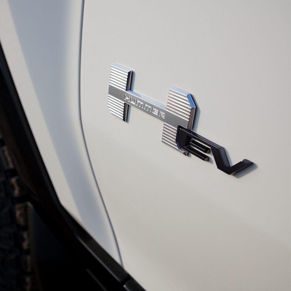 The HEV Badging on the Hummer EV Pickup