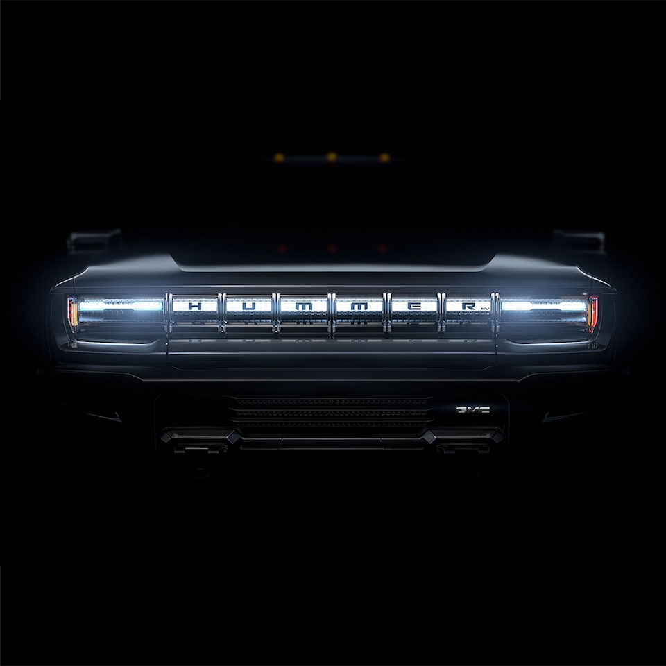 The Imposing Redesigned Bar Grille Design of the Hummer EV