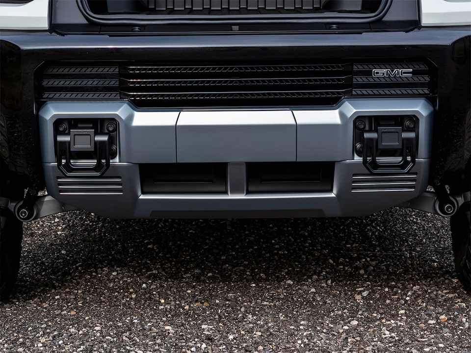 The Hummer EV Front Tow Hooks