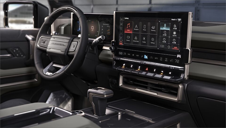 The Hummer EV Infotainment System Media Player 