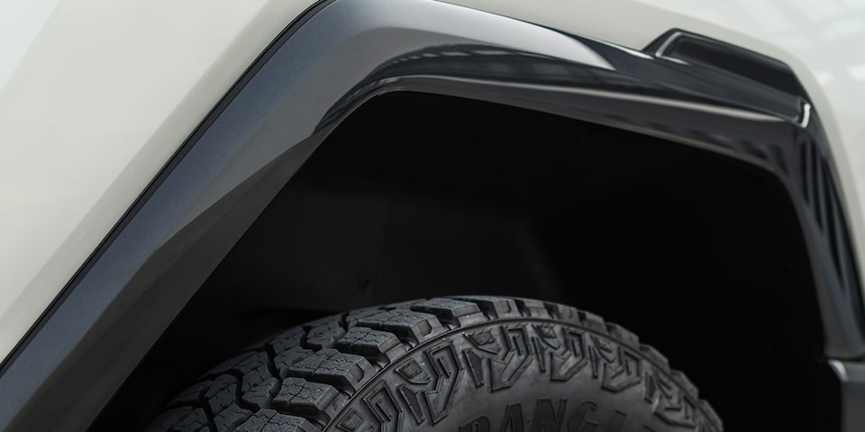 The Sleek Wheel Flare Design of the Hummer EV