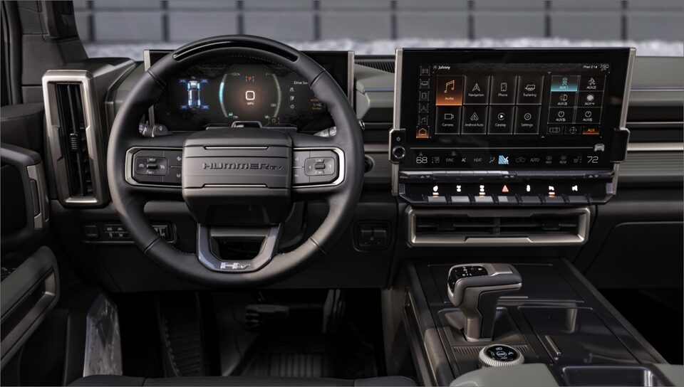 Convenient Personalization of the Hummer EV's Infotainment system 