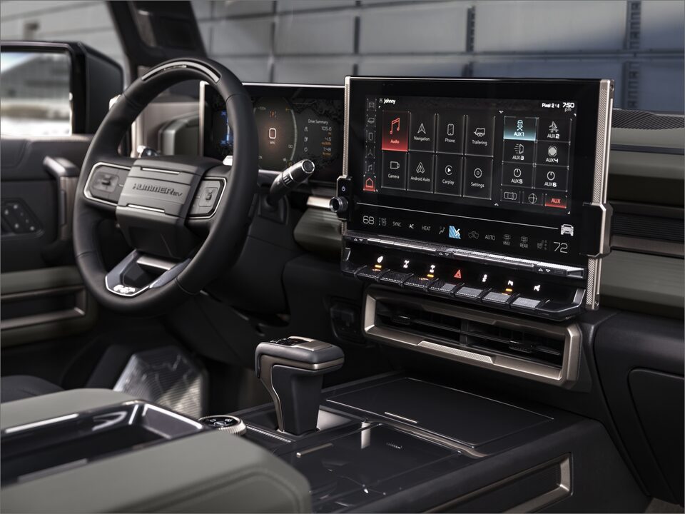 The Hummer EV Infotainment System Media Player