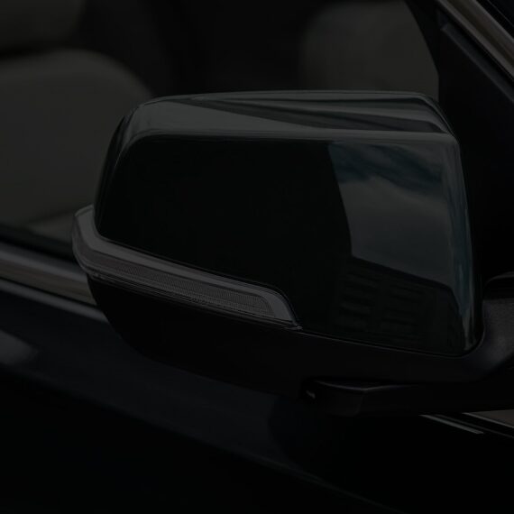 Torox Gloss Black Mirror Covers (Overlays) - 2017-2023 GMC Acadia - No Turn Signal - Pair