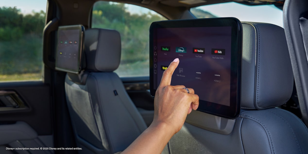 The Rear Seat Passenger Using the Rear Entertainment Screen