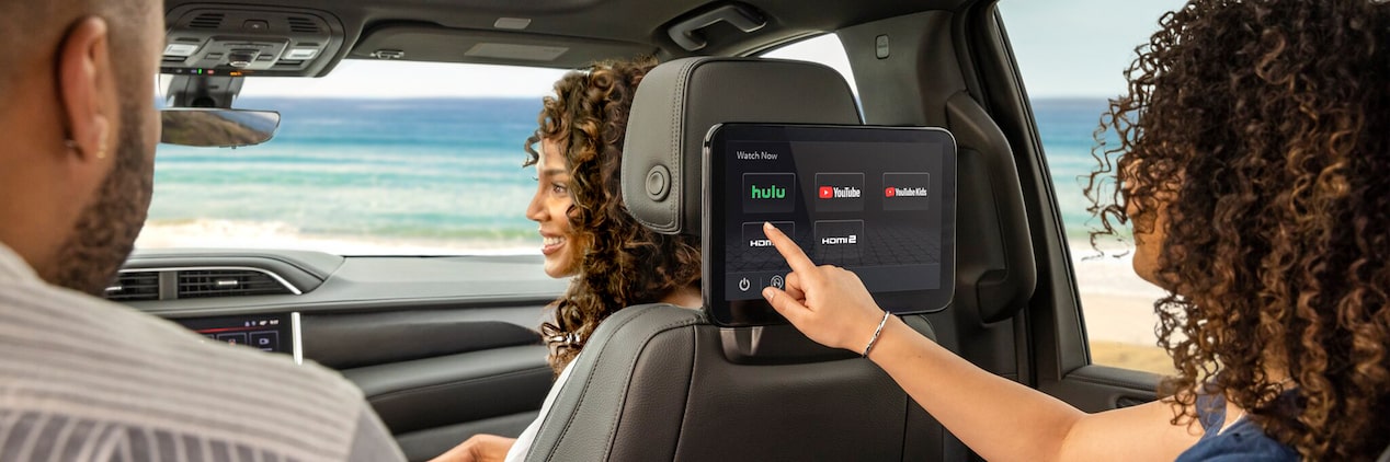 The Rear Seat Passenger Using the Rear Entertainment Screen