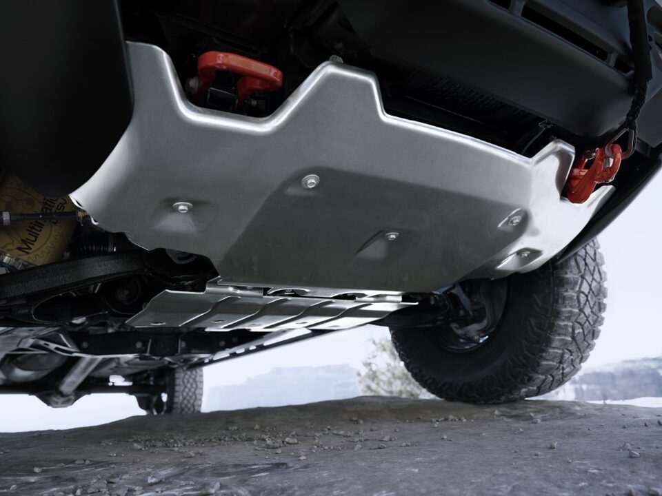 The Rear Skid Plate on the Powerful GMC Canyon AT4X