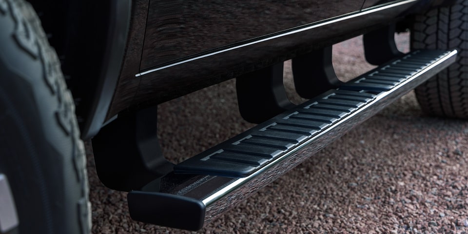 The Assist Steps on the 2024 GMC Canyon Denali