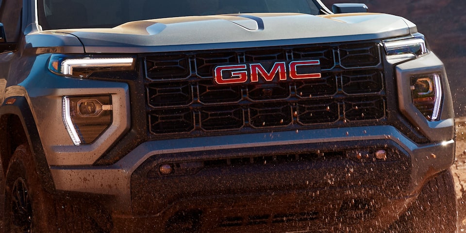 Close-up of the Exterior Front End of the Canyon Elevation