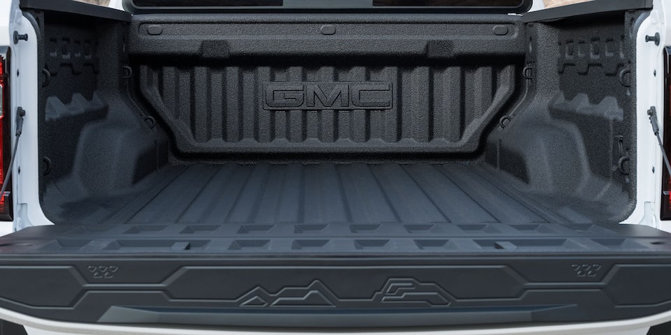 The Opened Cargo Bed on the GMC Canyon AT4