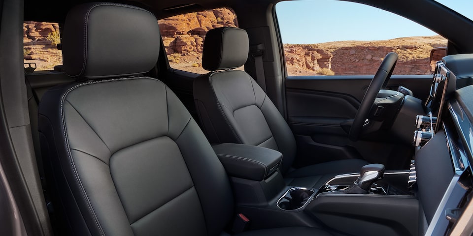 View From the Passenger Side Door of the Front Interior of the Canyon Elevation