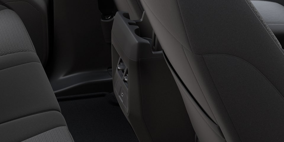 Close-up of the Rear Console HVAC Vent in the GMC Canyon