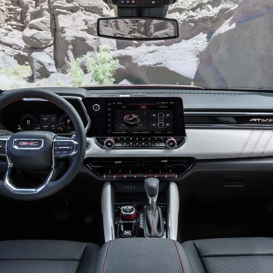 The GMC Canyon Front Interior View