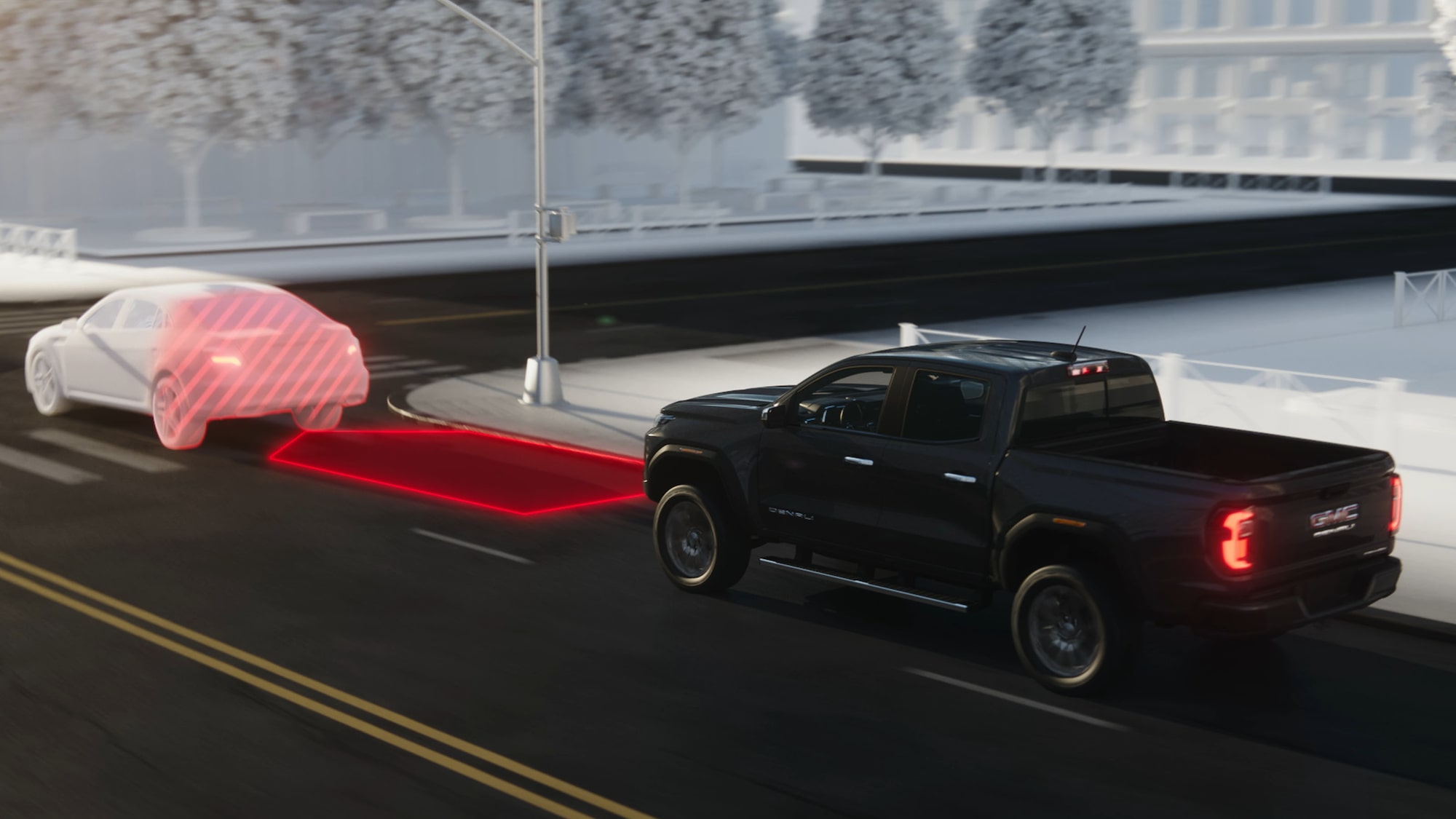  2024 GMC Canyon Forward-Collision warning. 
