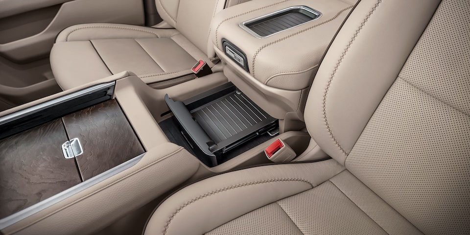Close-Up on the GMC Yukon Denali Center Console