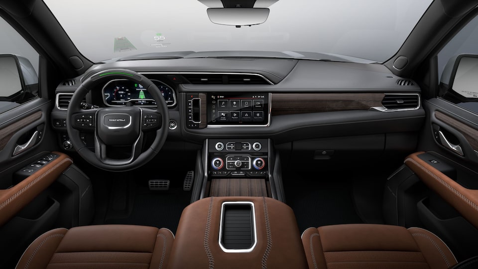 The GMC Yukon Denali Ultimate Interior in Alpine Umber
