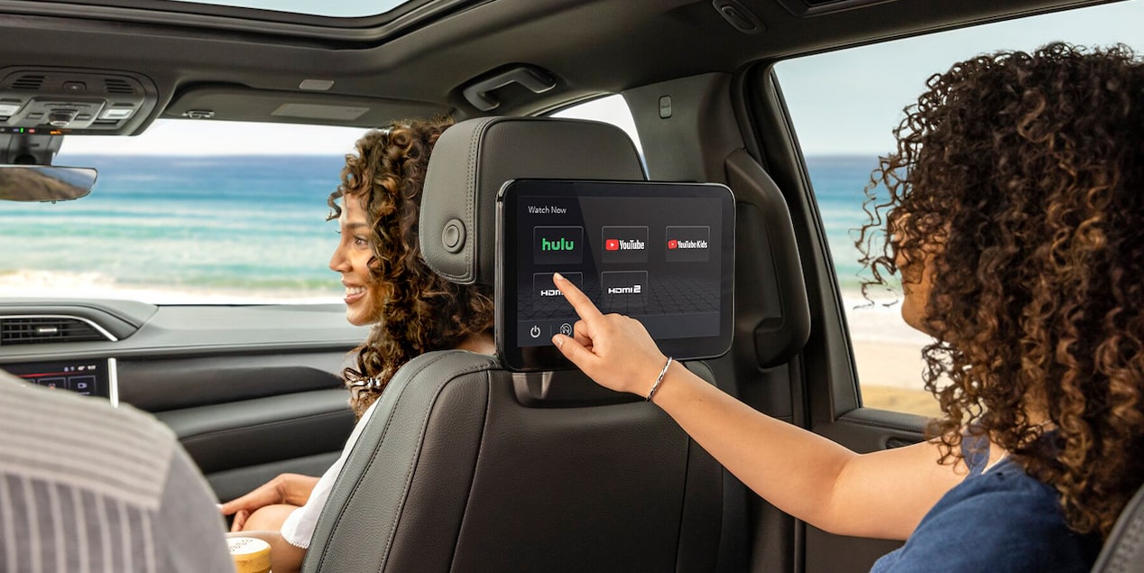 The Rear Seat Passenger Using the Rear Entertainment Screen