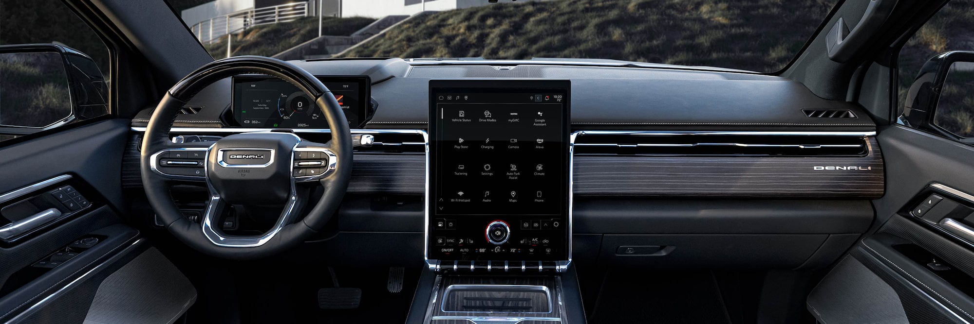 2025 GMC Sierra EV interior dashboard